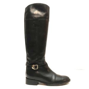 Tory Burch Tall Brown Leather Riding Boots 5.5
